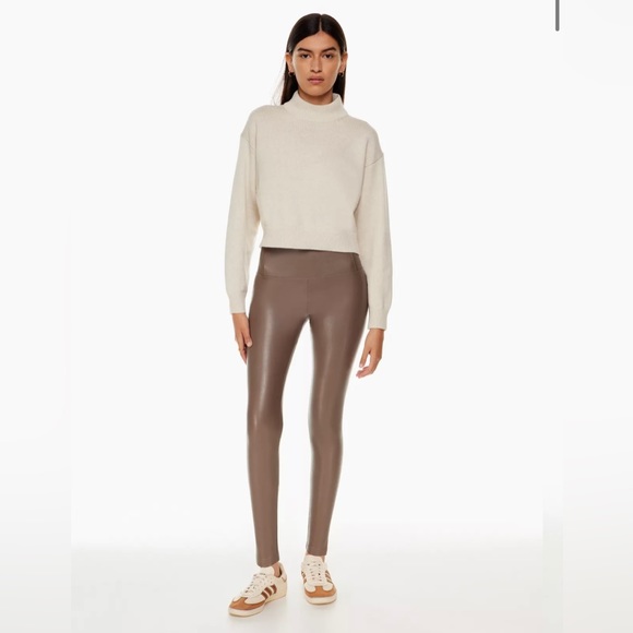 Wilfred Pants - BNWT! Wilfred free Daria leather Leggings- PEWTER GRAY